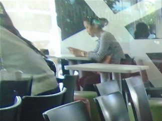 Janiah at McDonald's.