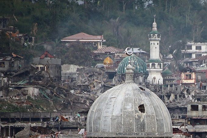 A photo from the Marawi siege of 2017. (panaynews.net)