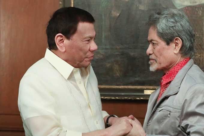 Duterte and Misuari meet at Malacang Palace.