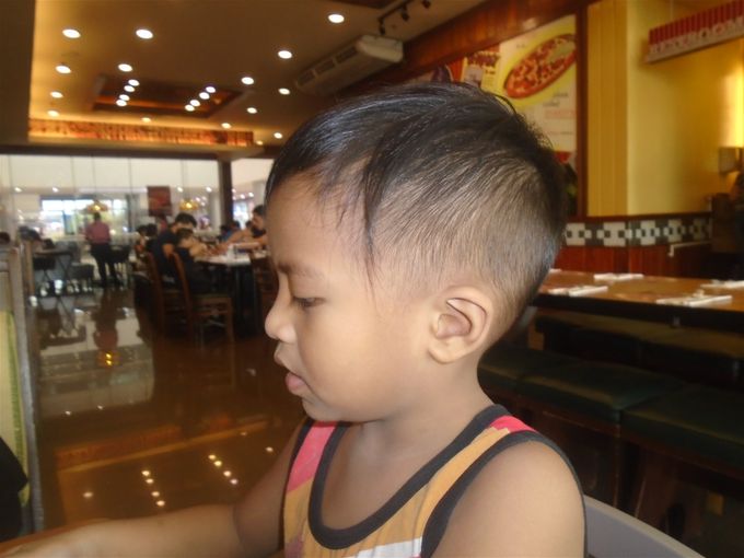 The scamp at Shakey's before . . . .