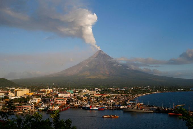 Legazpi, a tourist destination and home to many expats, is situated near the stunning (and active) Mayon Volcano. (news.mb.com.ph)