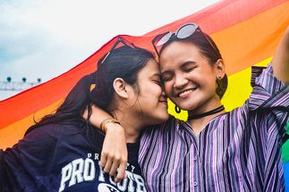 Both photos: 2019 Metro Manila Pride (wiki).